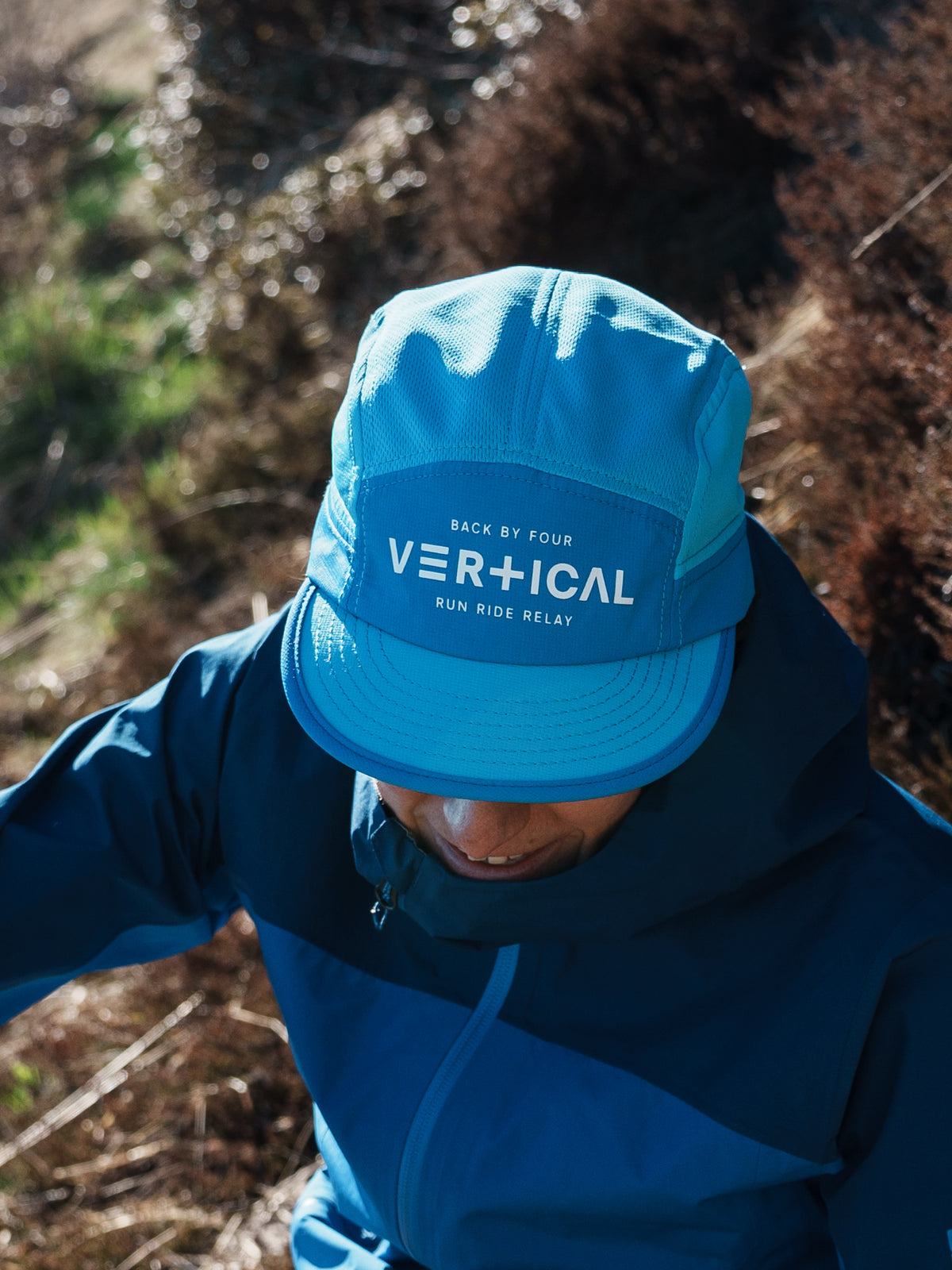 Vertical Brevet Back By Four Running Cap