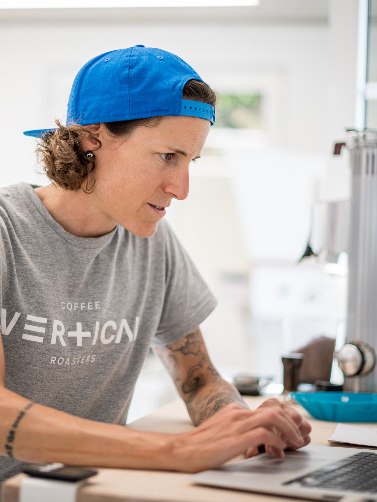 Vertical Coffee Roasters Snapback Cap